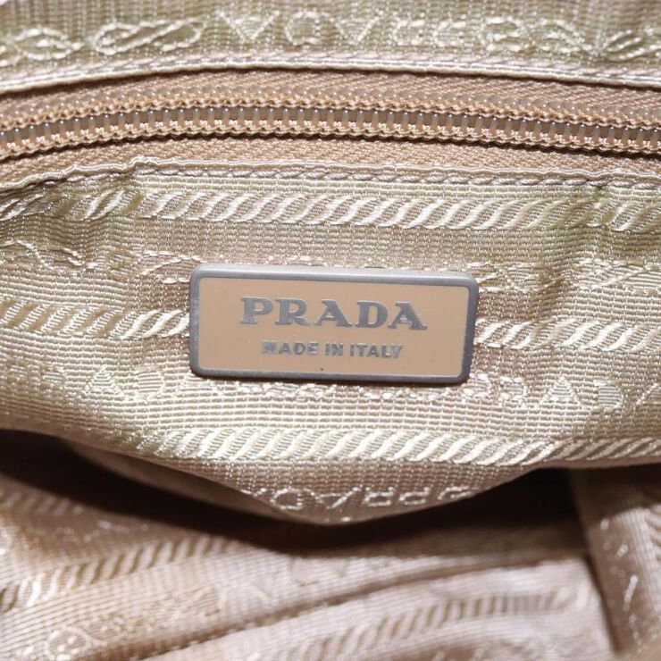 Prada Vintage Prada Tessuto Beige