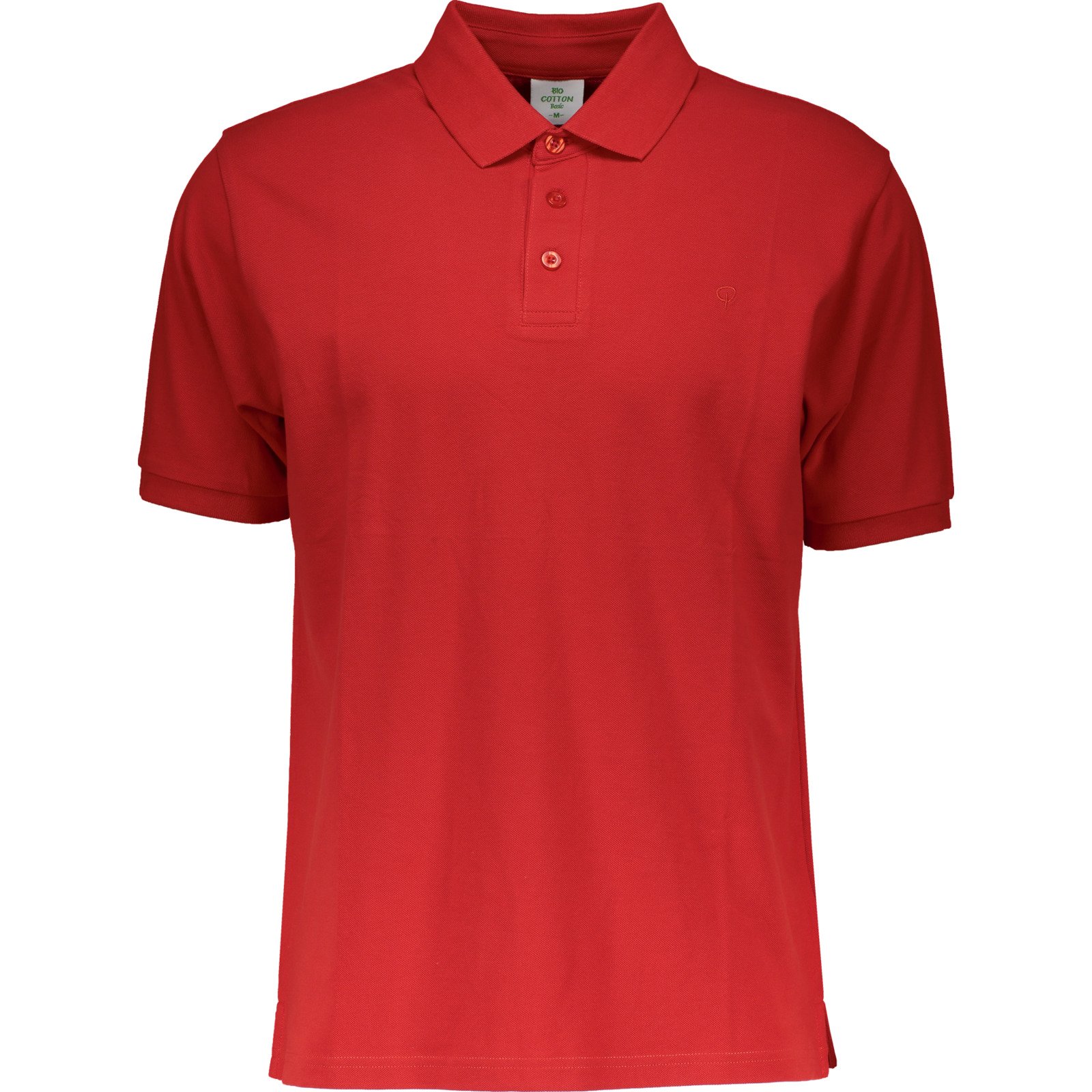 Herren-Poloshirt Bio, rot