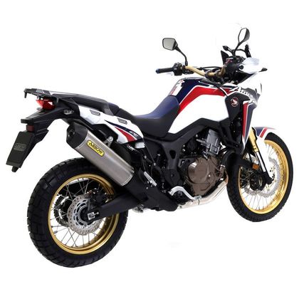 Silencieux Arrow Maxi Race tech Titane embout carbone