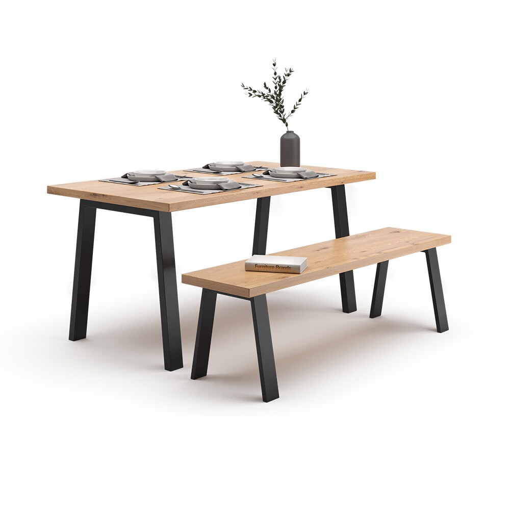 Vicco Loft Tischkufen U-Form 72cm Tischbeine DIY Tischgestell Esstisch Möbelfüße