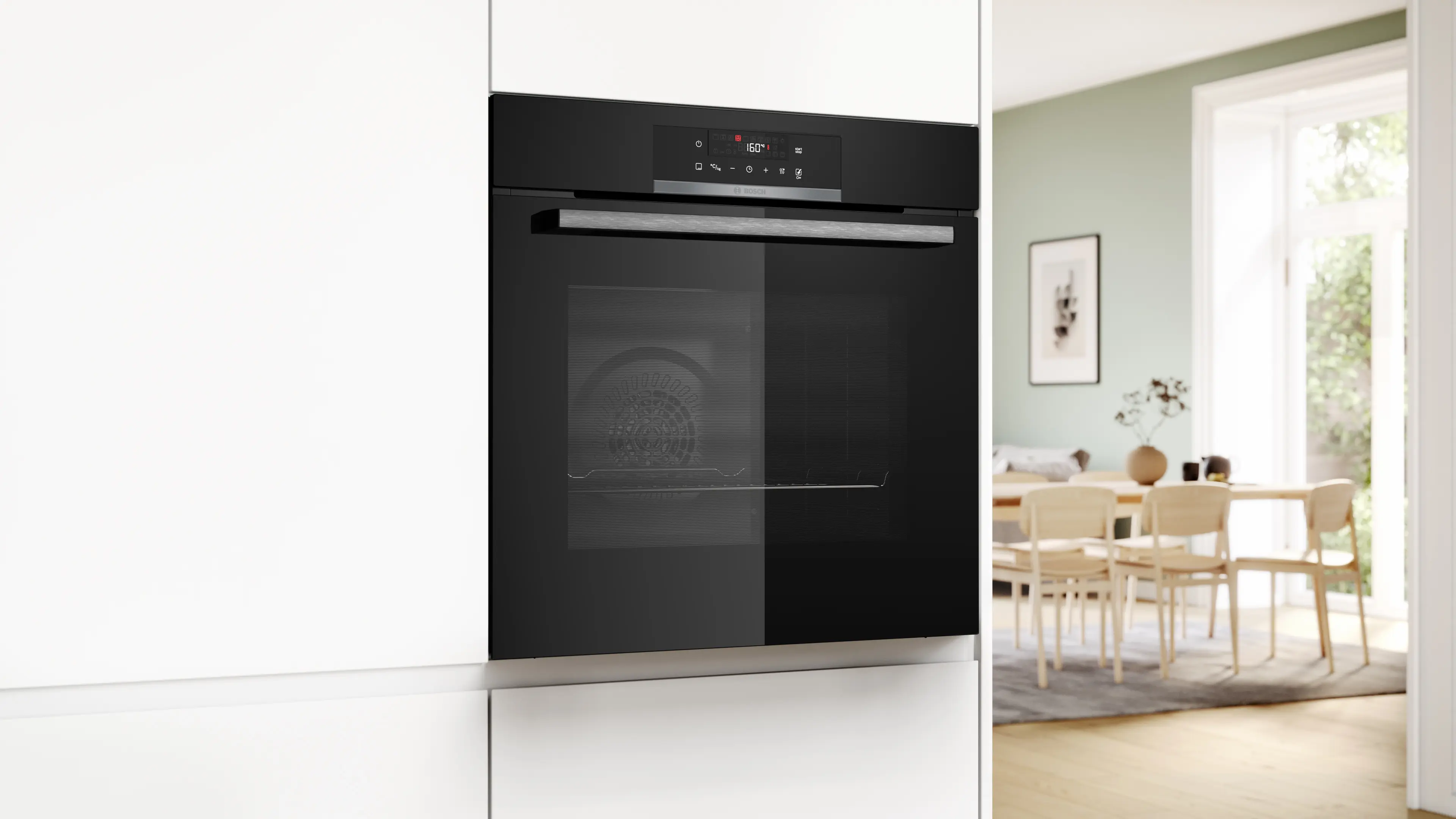 Serie 2 Bakoven 60 x 60 cm Zwart