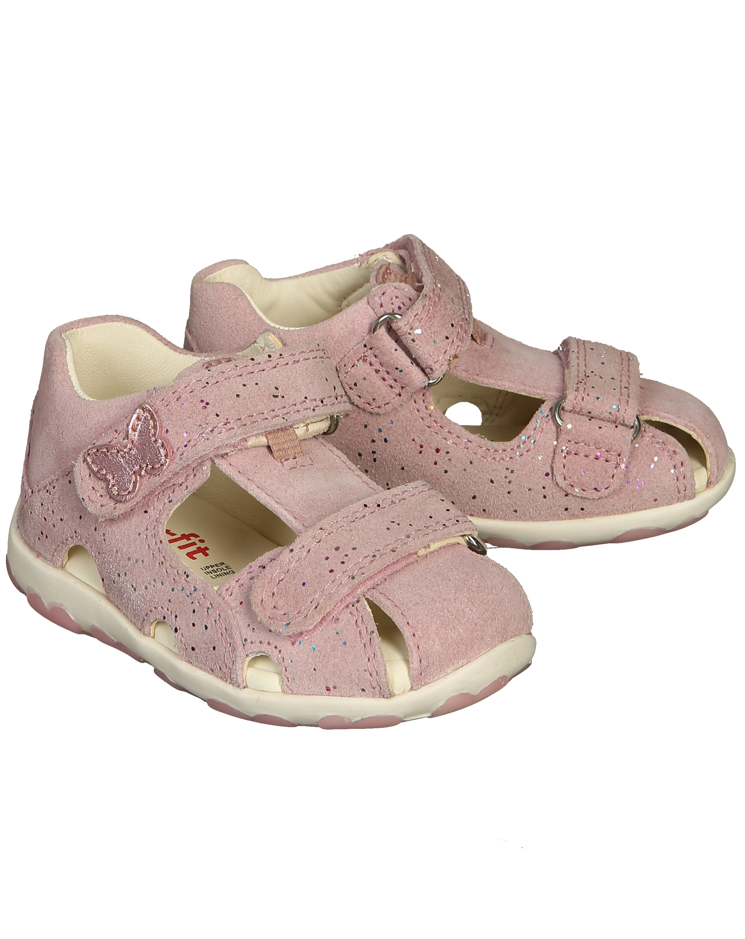 Lauflernsandalen FANNI mit Zehenschutz in rosa