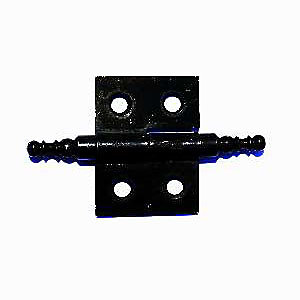 Lot de 2 paumelles noires 50 x 40 mm gauche