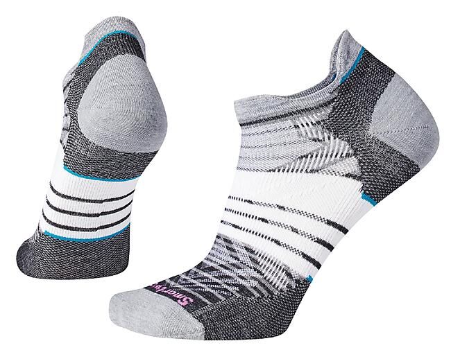 SMARTWOOL - CHAUSSETTE RUNNING WM'S RUN ZERO CUSHION STRIPE LO