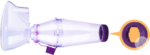 Fisamed Aero Chambre Inhalation Enfant + Adult OTC Solution 1 Set
