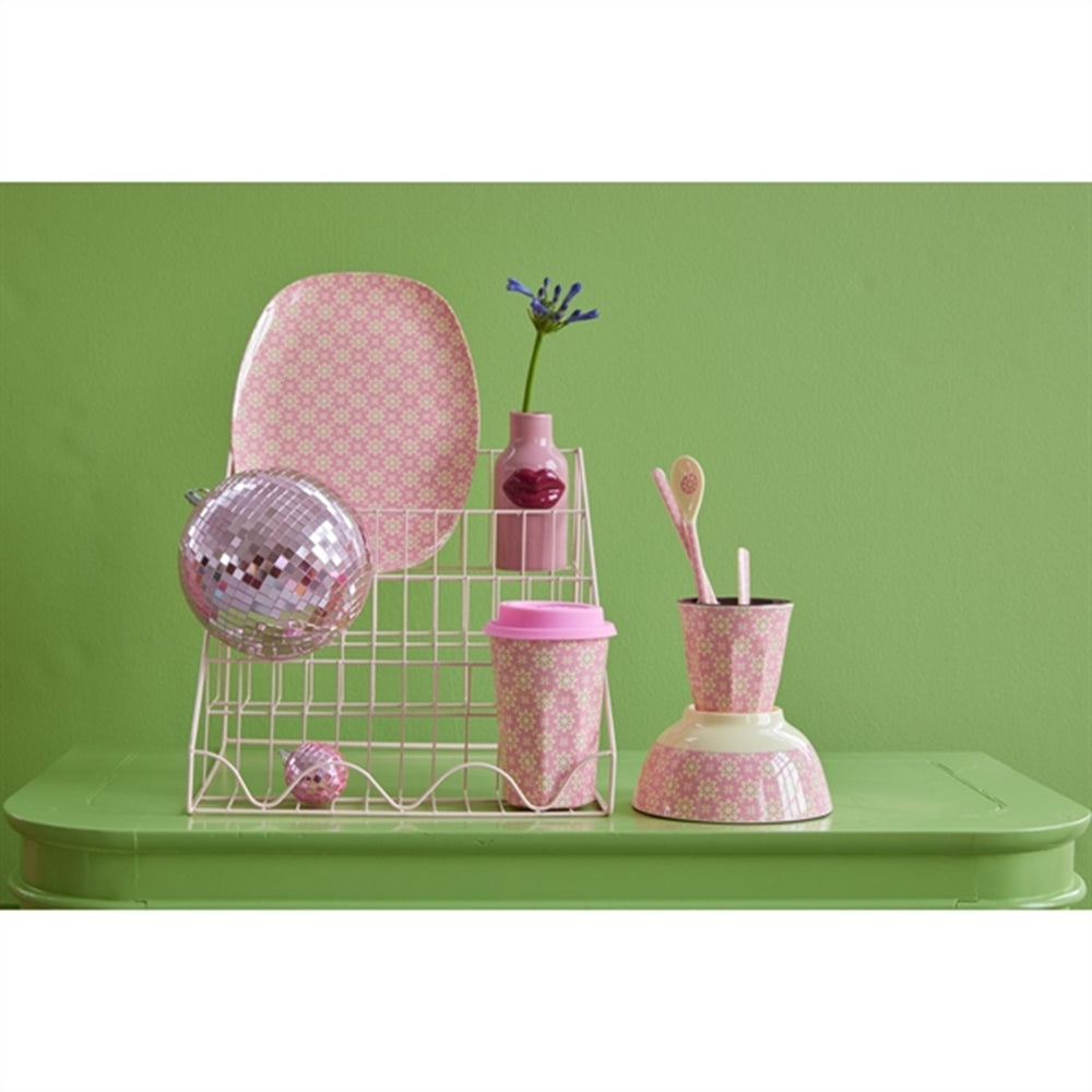 Soft Pink Mellem Diskokugle - Rice → Luksusbaby.dk
