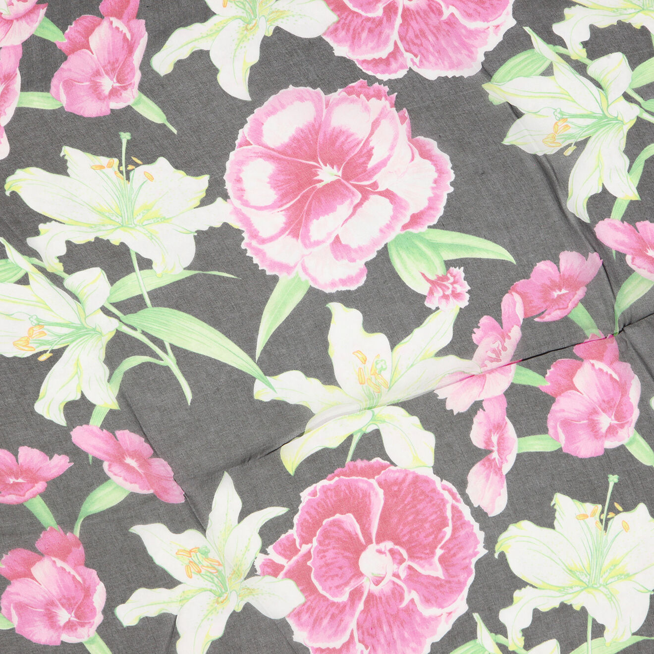 Manuel Canovas Paréo/Étole Lily en Voile de coton noir - 130x68 cm