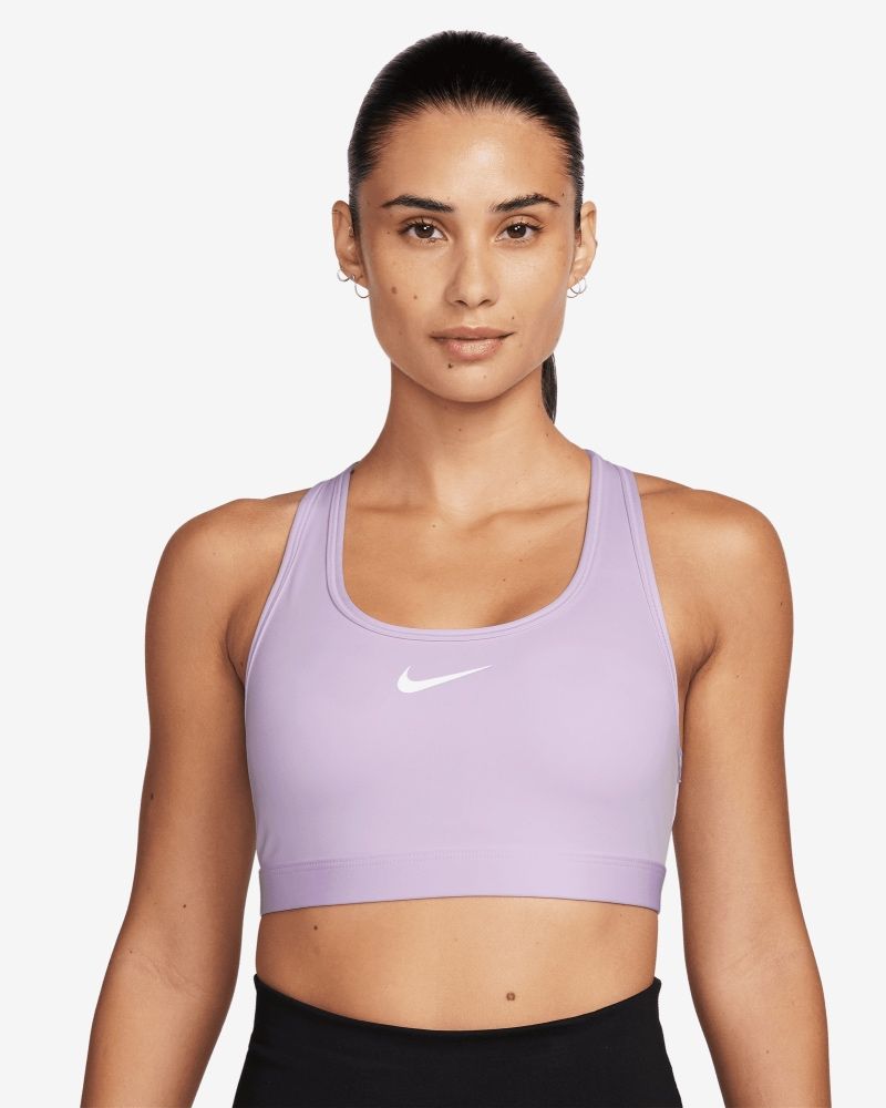 Brassière Nike Swoosh Violet Clair pour femme