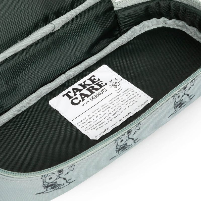 Trousse scolaire Oval Single 22 cm Peanuts Mint