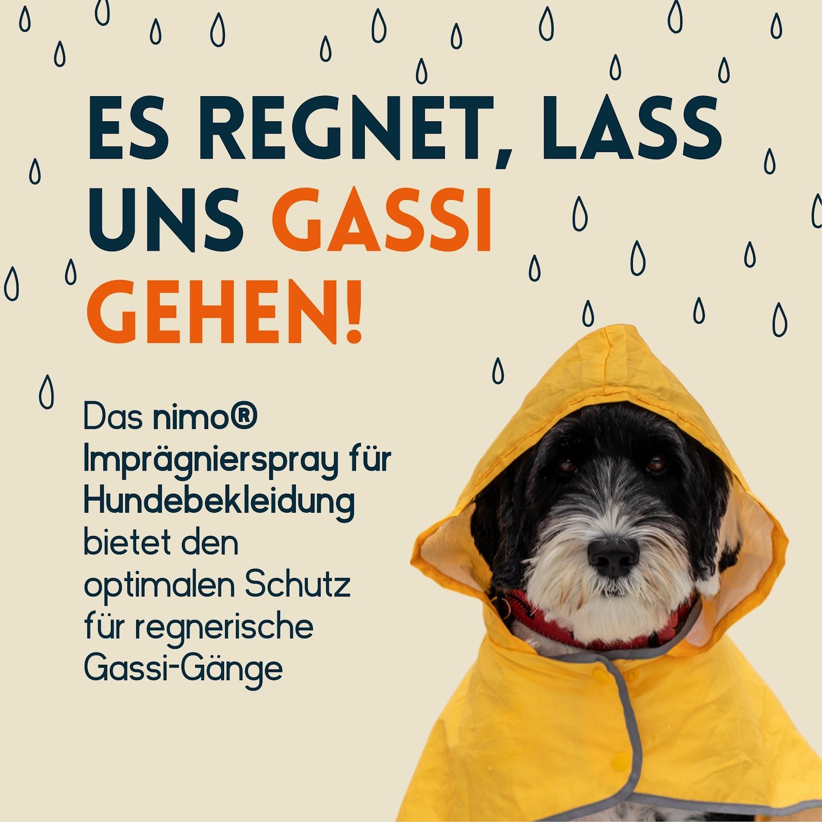 nimo Imprägnierspray für Hundebekleidung