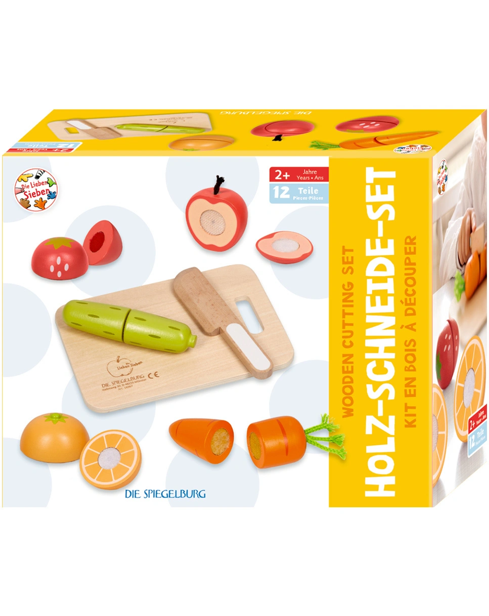 Holz-Lebensmittel DIE LIEBEN SIEBEN - OBST & GEMÜSE