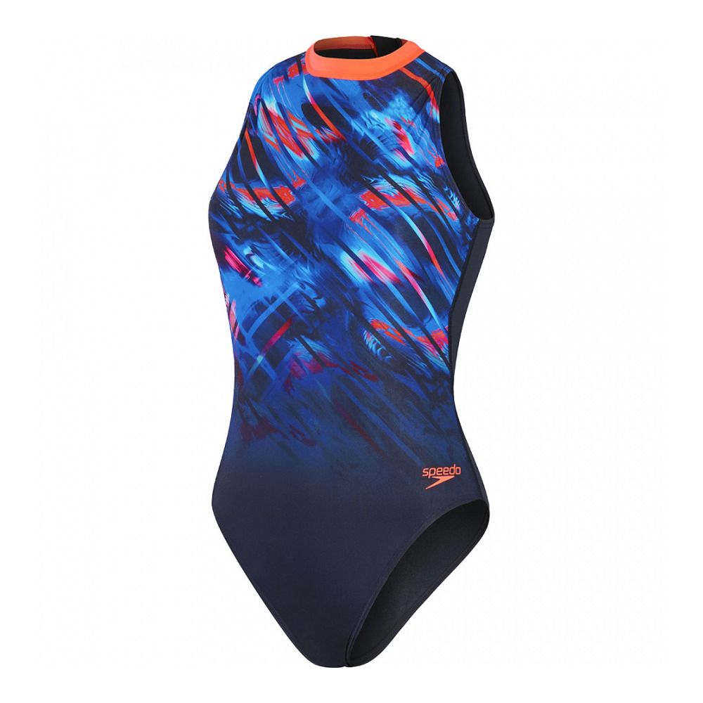 Speedo ECO+ DIG PLACEM HYDRASUIT - Maillot de bain 1 pièce Femme navy/pink