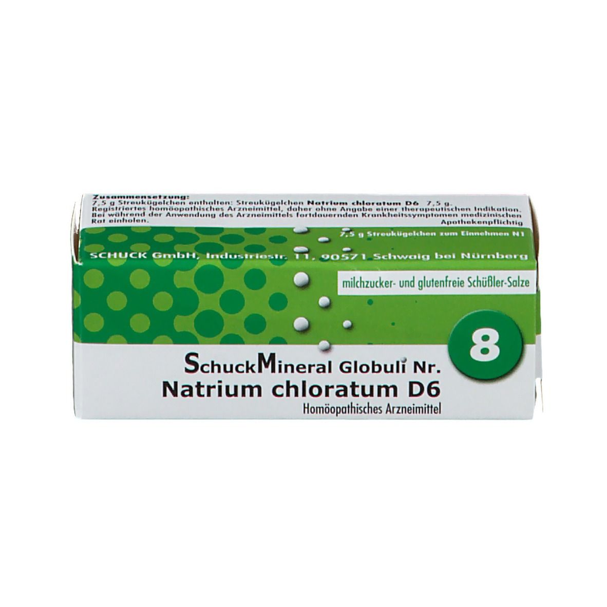 SchuckMineral Globuli Nr. 8 Natrium chloratum D6