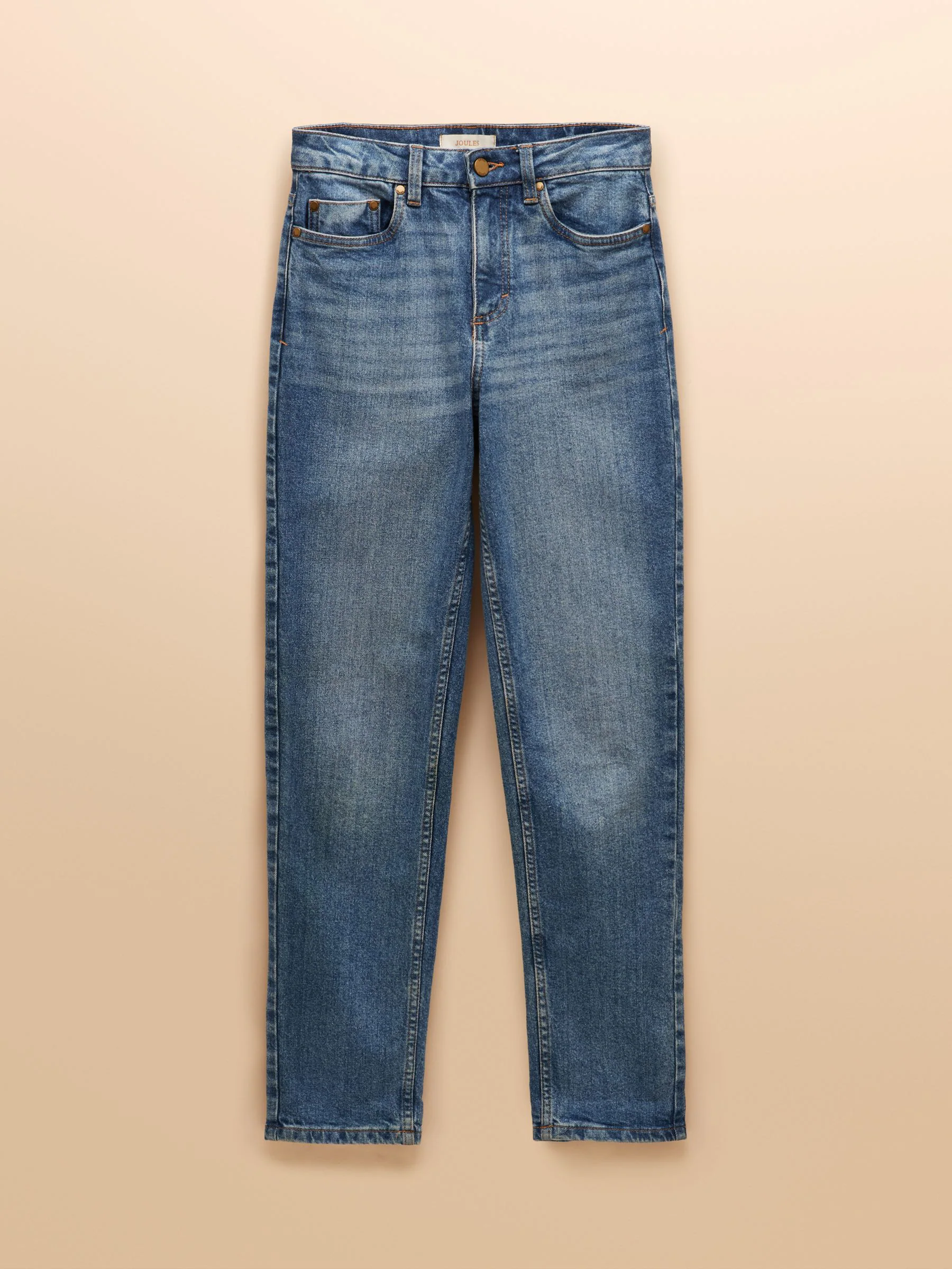 Normaal blauw - Joules jeans met halfhoge taille