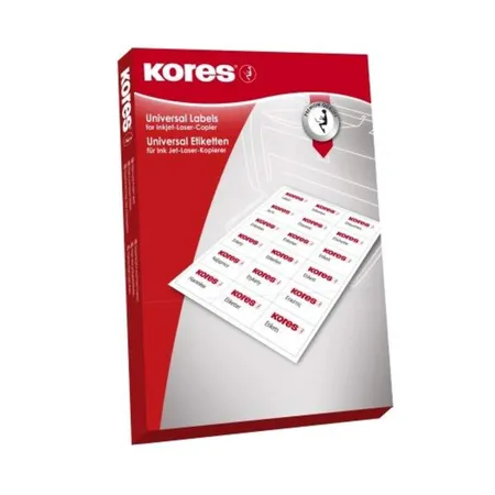 Kores Etiketten DIN A4, 70 x 25,4 mm, 3300 Stück