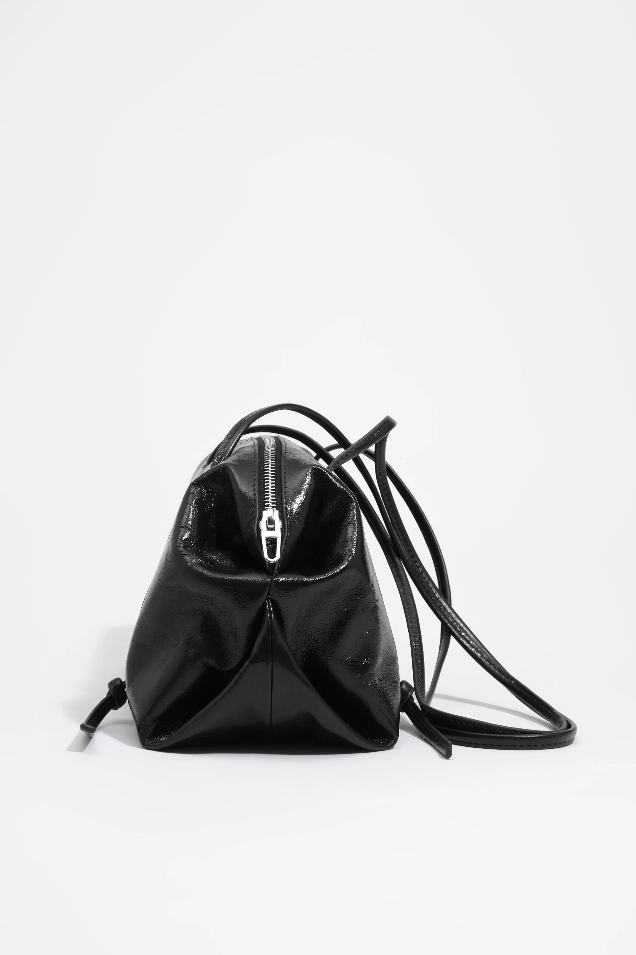Bolsa Lolita de couro preto