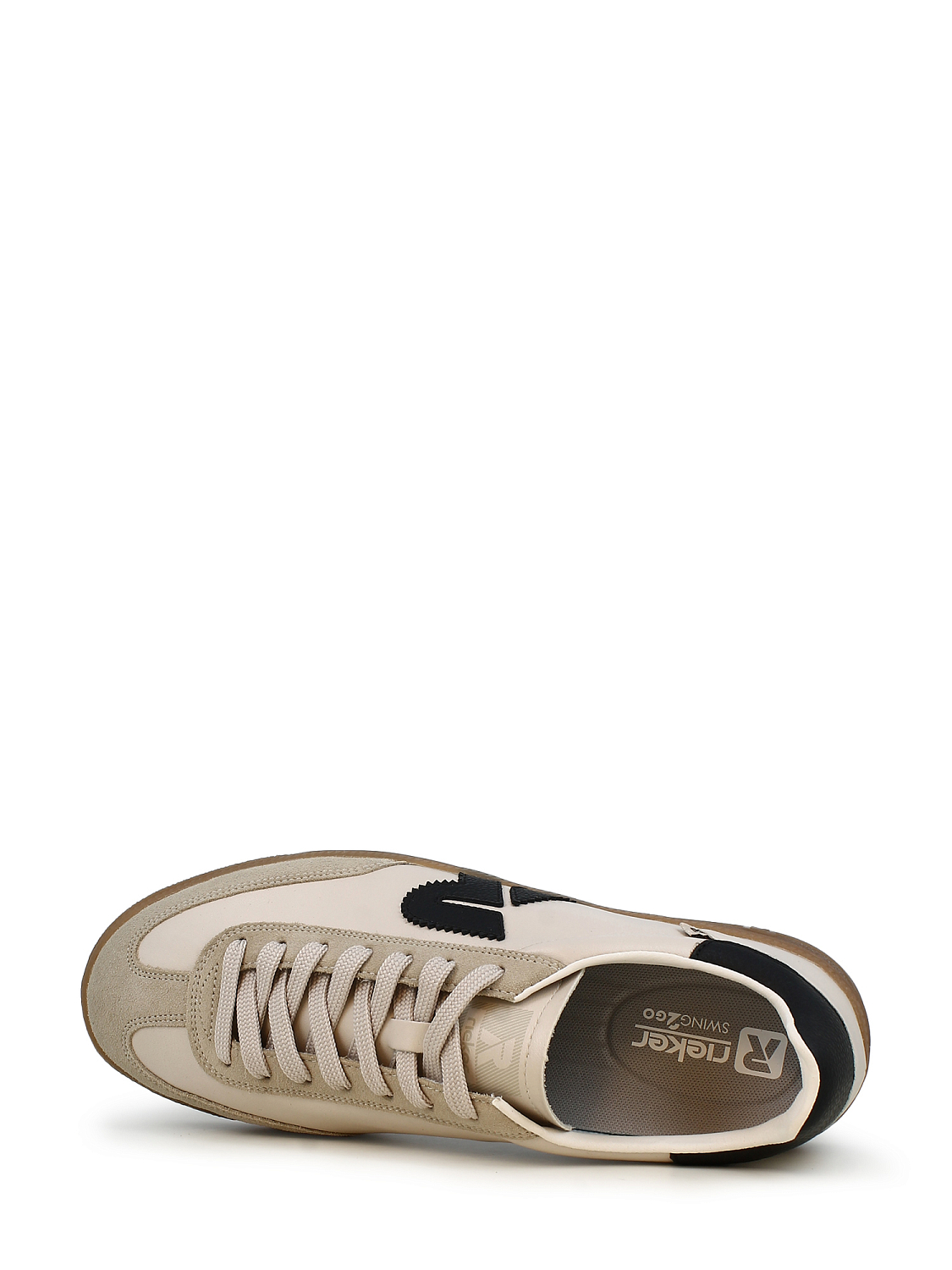 Rieker San Diego Leather Sneaker Beige