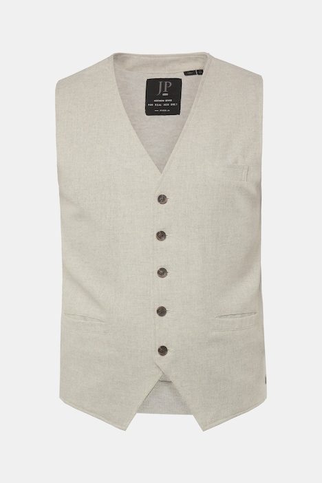 JP 1880 Tweed-Weste, Tracht, Wollmix, Salt&Pepper Muster, Strick-Rücken