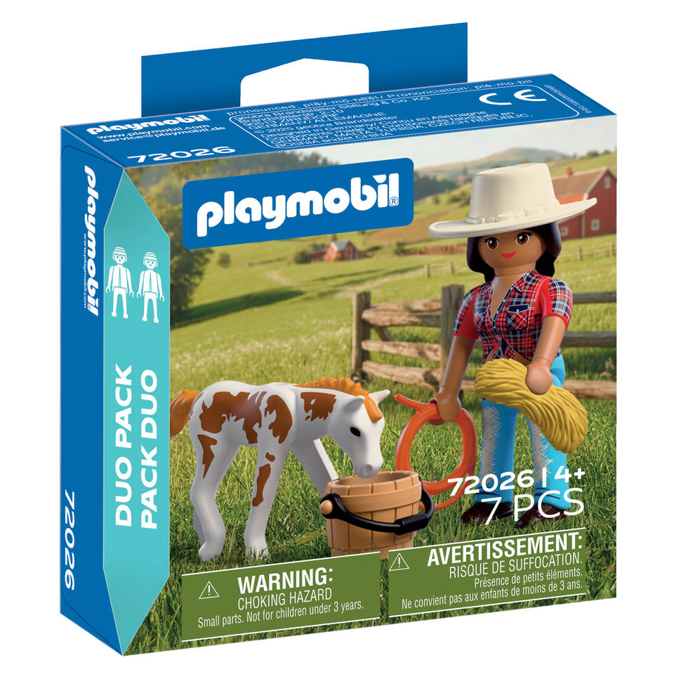 PLAYMOBIL DuoPack ruiter en paard 72026