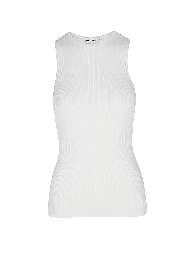 CALVIN KLEIN Stricktop weiss