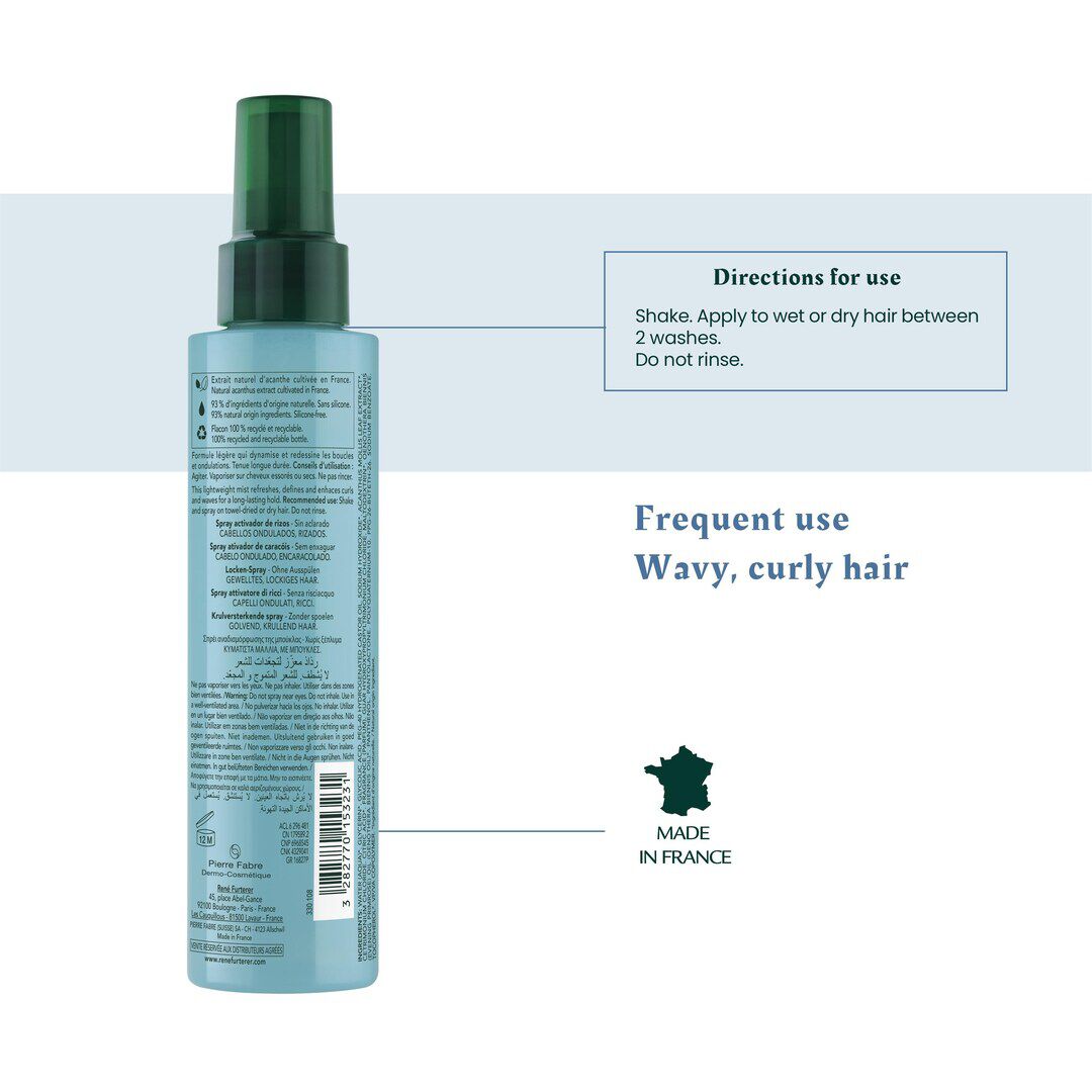 RENE FURTERER  Sublime Curl Spray Ativador de Caracóis - 150ml