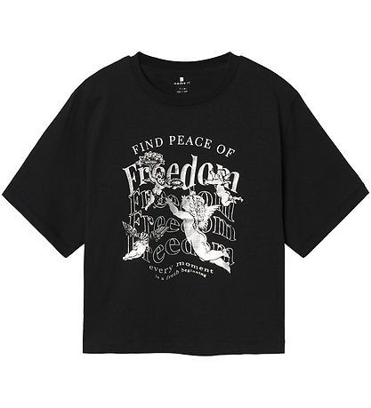 Name It T-Shirt - NkfRusa - Schwarz m. Print