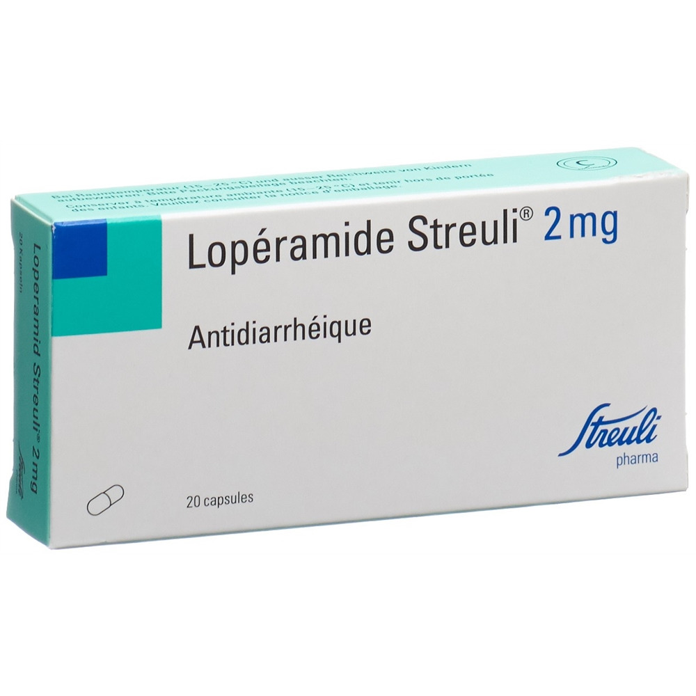 LOPERAMIDE Streuli Kaps 2 mg Blist 20 Stk