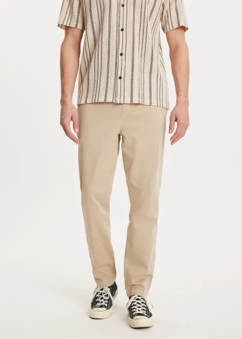 Straight jeans jog zand (ZAND)