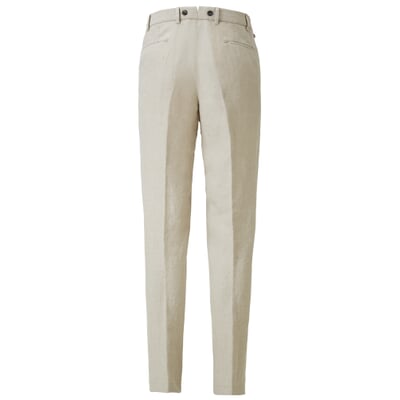 Herren-Leinenhose, Natur
