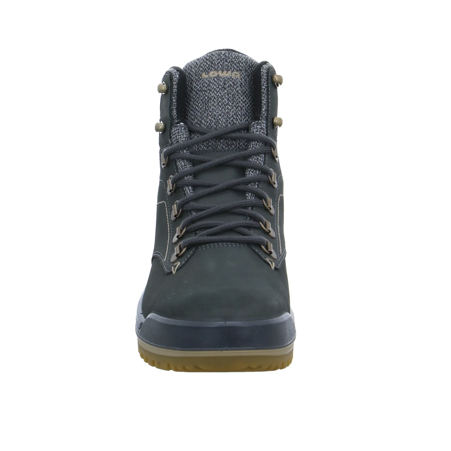 LOWA Snowboots Grau Leder