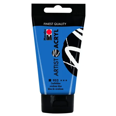Marabu Artist Acryl, Coelinblau 952, 75 ml