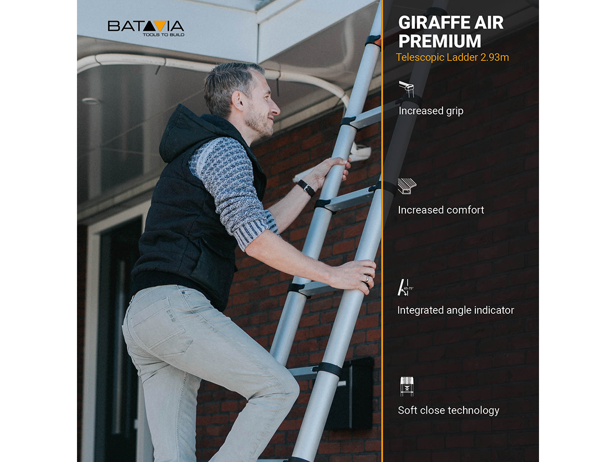 Giraffe Air® 293 Telescoopladder met Antislip