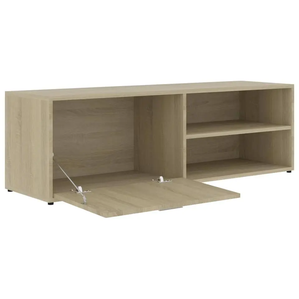 vidaXL - Tv-meubel - Bruin - Bewerkt hout