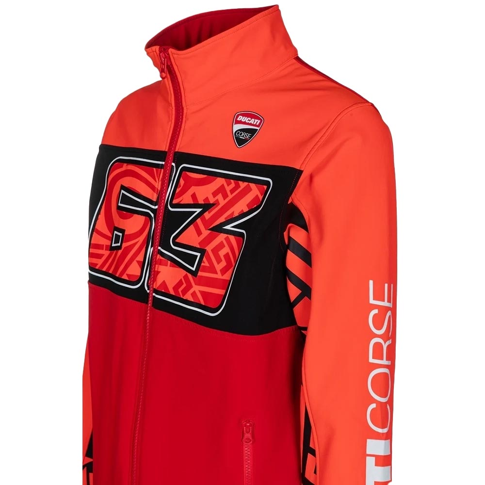 ducati - Veste zippée Bagnaia Red Rouge / Noir