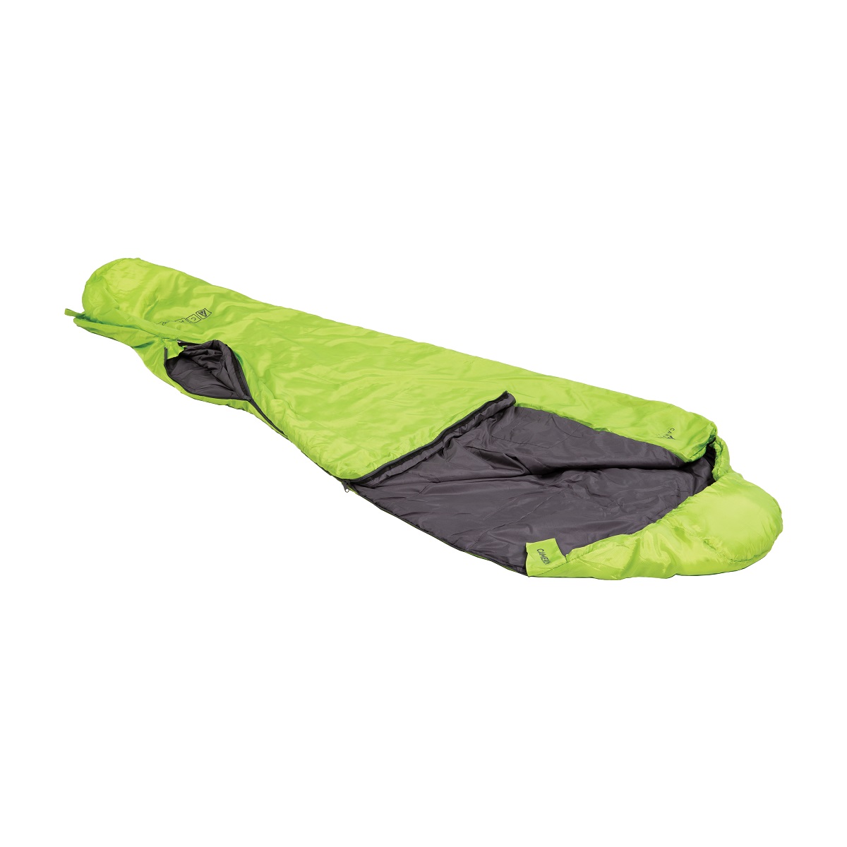ACAMP Cameron 220 x 85 cm mummyslaapzak - Lime