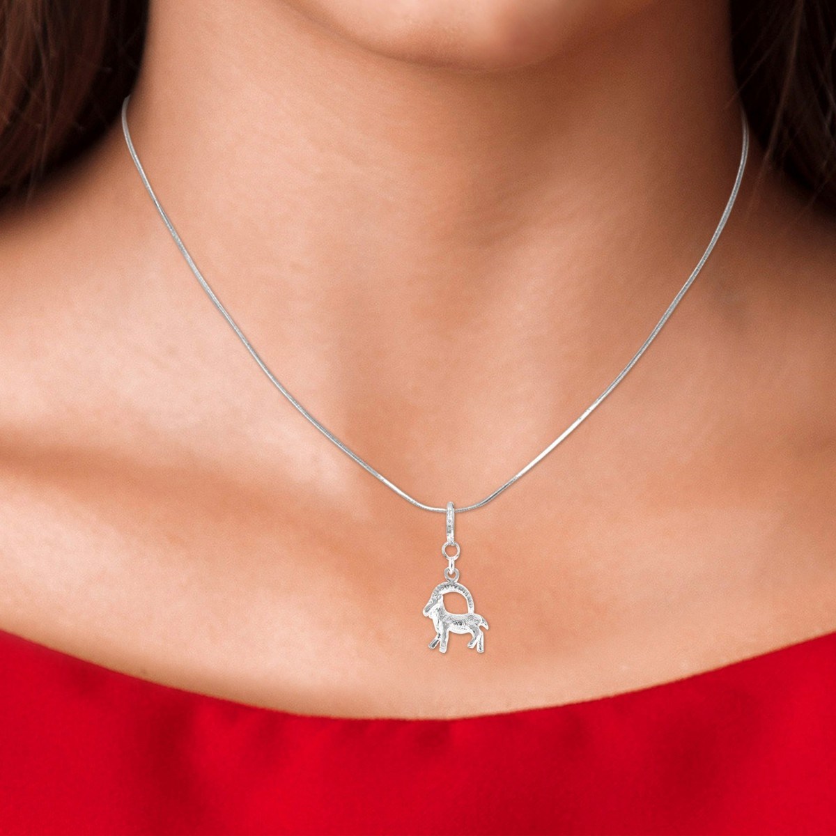 Collier capricorne signe du zodiaque SC Crystal
