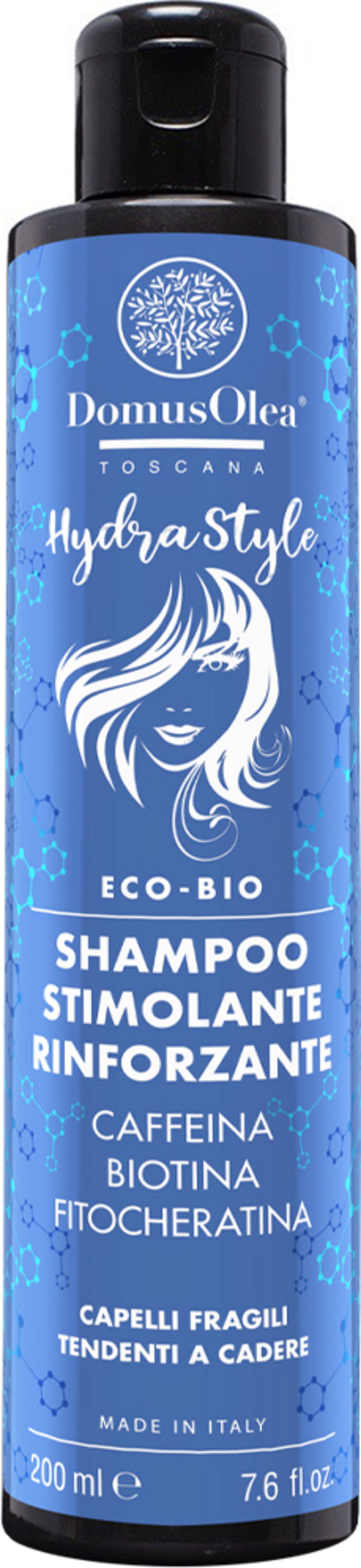 Domus Olea Toscana  HydraStyle Stärkendes & Stimulierendes Shampoo, 200 ml