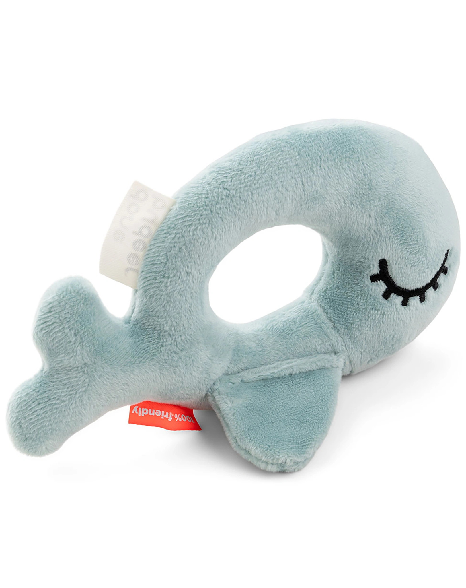 Greifling WALLY mit Rassel in blau
