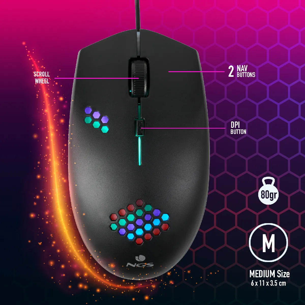 NGS GMX-120 Gaming Mouse