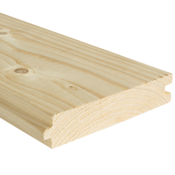 Steigerhout vuren geschaafd 28x138 mm 270 cm met T&G