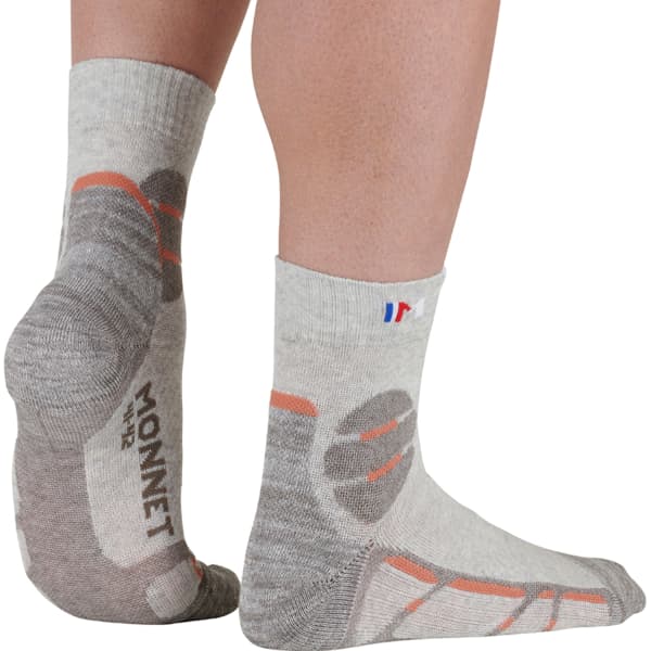 Chaussette randonnée MONNET TREK LIN MID OCHER GREY