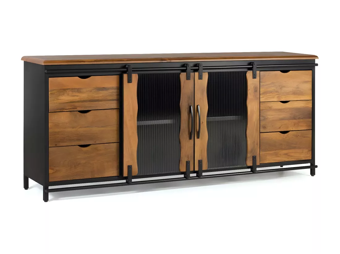 BUFFET - VAISSELLE Multicolor.Giner y Colomer.80x40x190