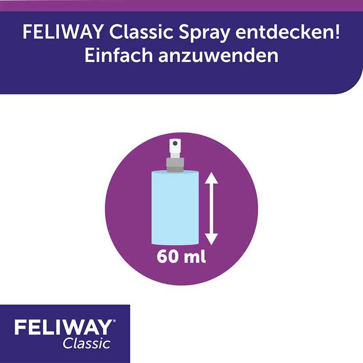 Feliway Classic Spray für Katzen, 60 ml