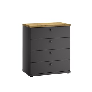 Kommode MARLOW grau/ braun
