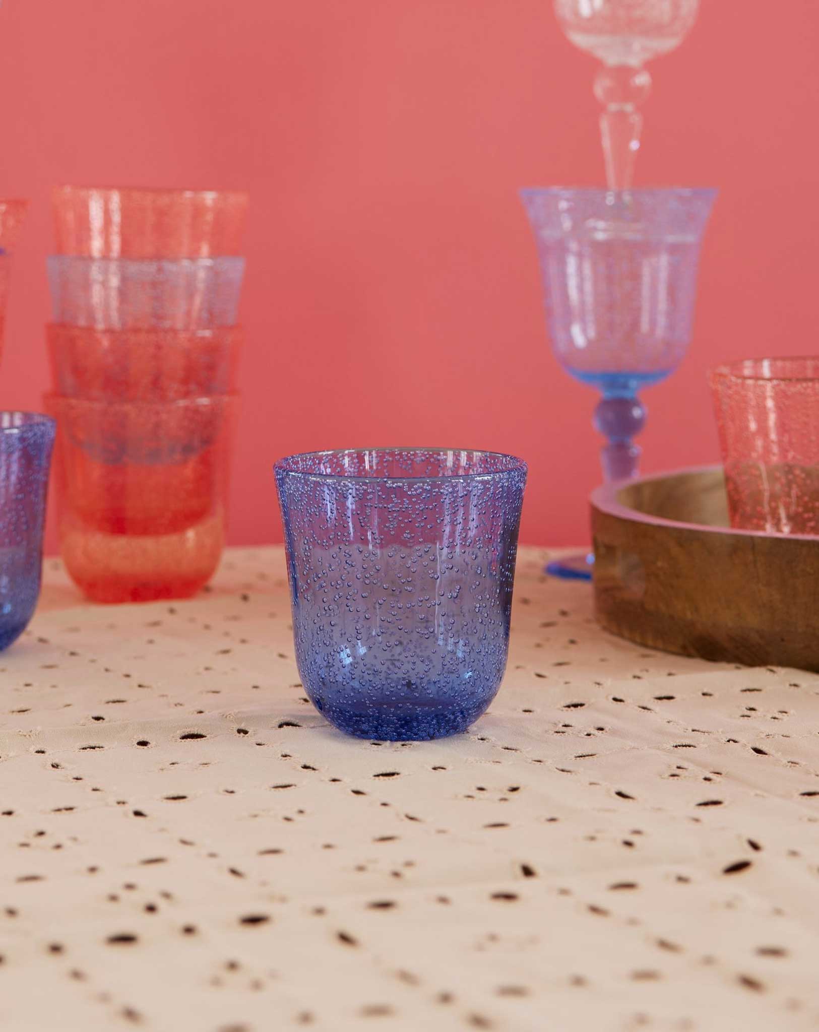 Acryl-Trinkbecher BUBBLES (410ml) in blue