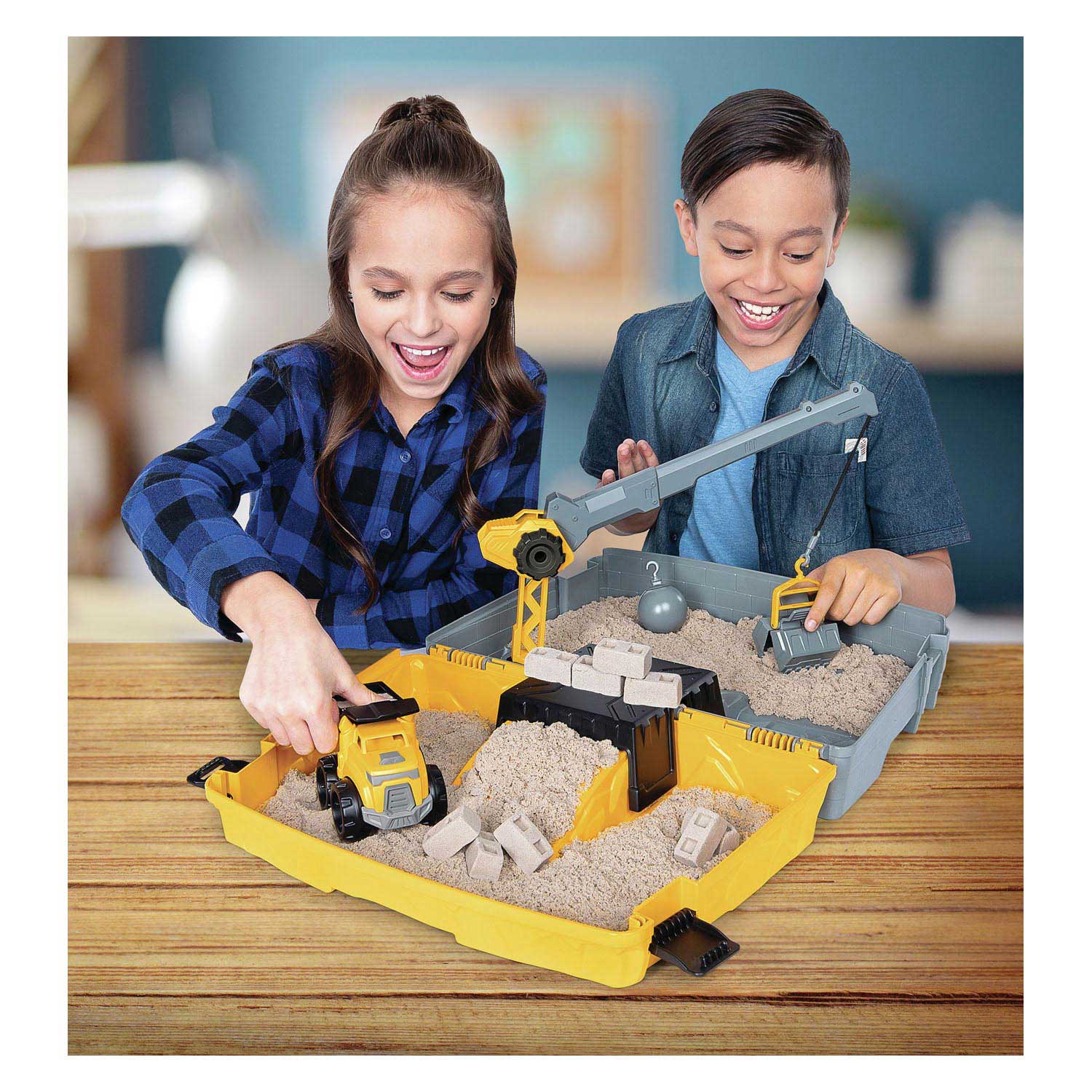 Kinetic Sand - Construction Folding Sandbox