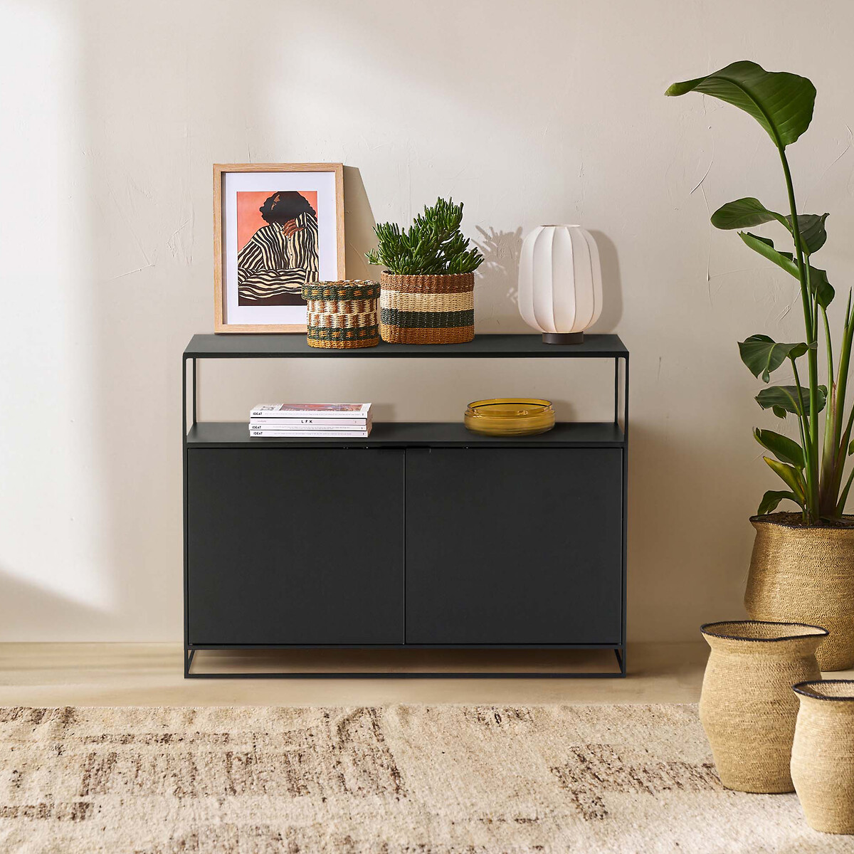 LA REDOUTE INTERIEURS<br>Móvel buffet em aço, Miva