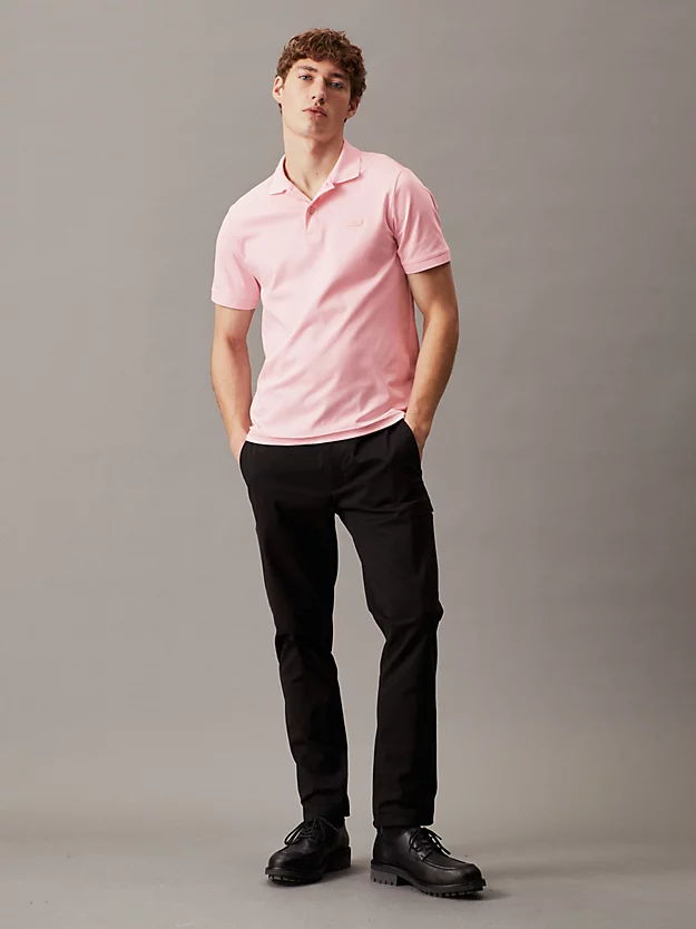 Camisa polo de corte justo