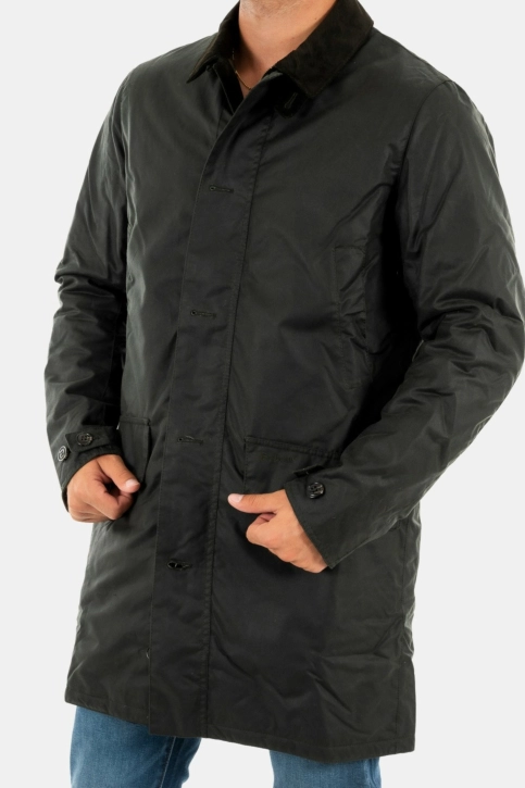 blousons et vestes barbour mac wax sg51 sage/classic