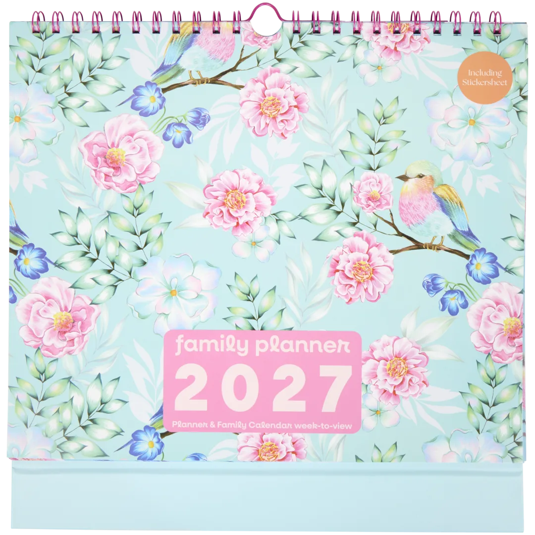 Planificateur hebdomadaire familial 2027